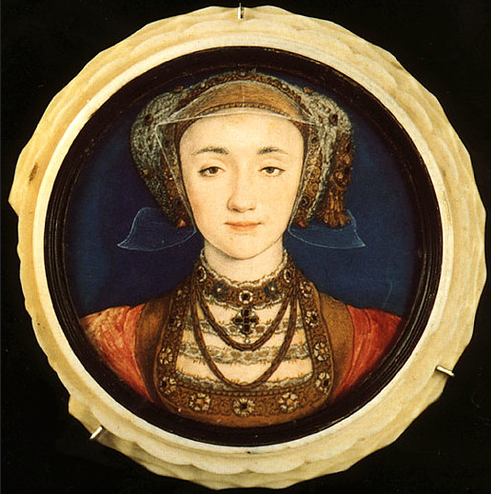 A miniature portrait of Anne of Cleves
