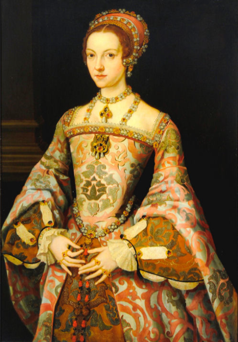 A painting of Katherine Parr during her marriage to Henry VIII. 